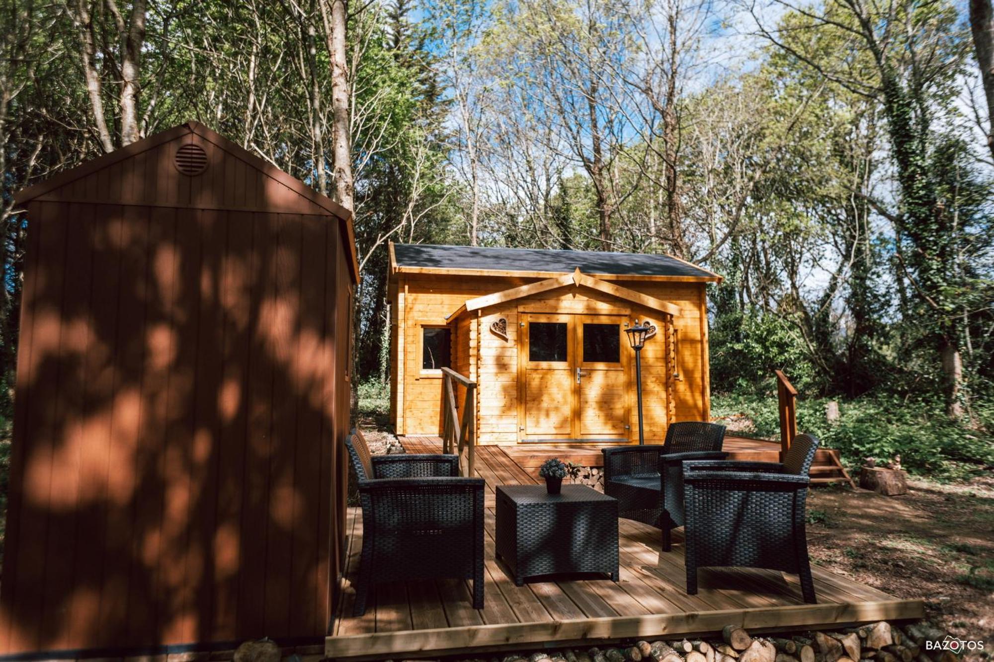 Cabane Insolite Avec Escape Game Saint-Évarzec Buitenkant foto